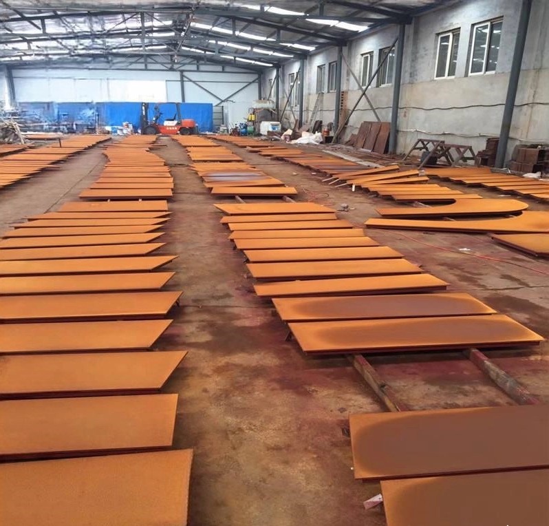 耐候钢板快速做锈工艺要点